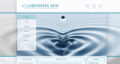 Desktop Screenshot of lebendiges-sein.de